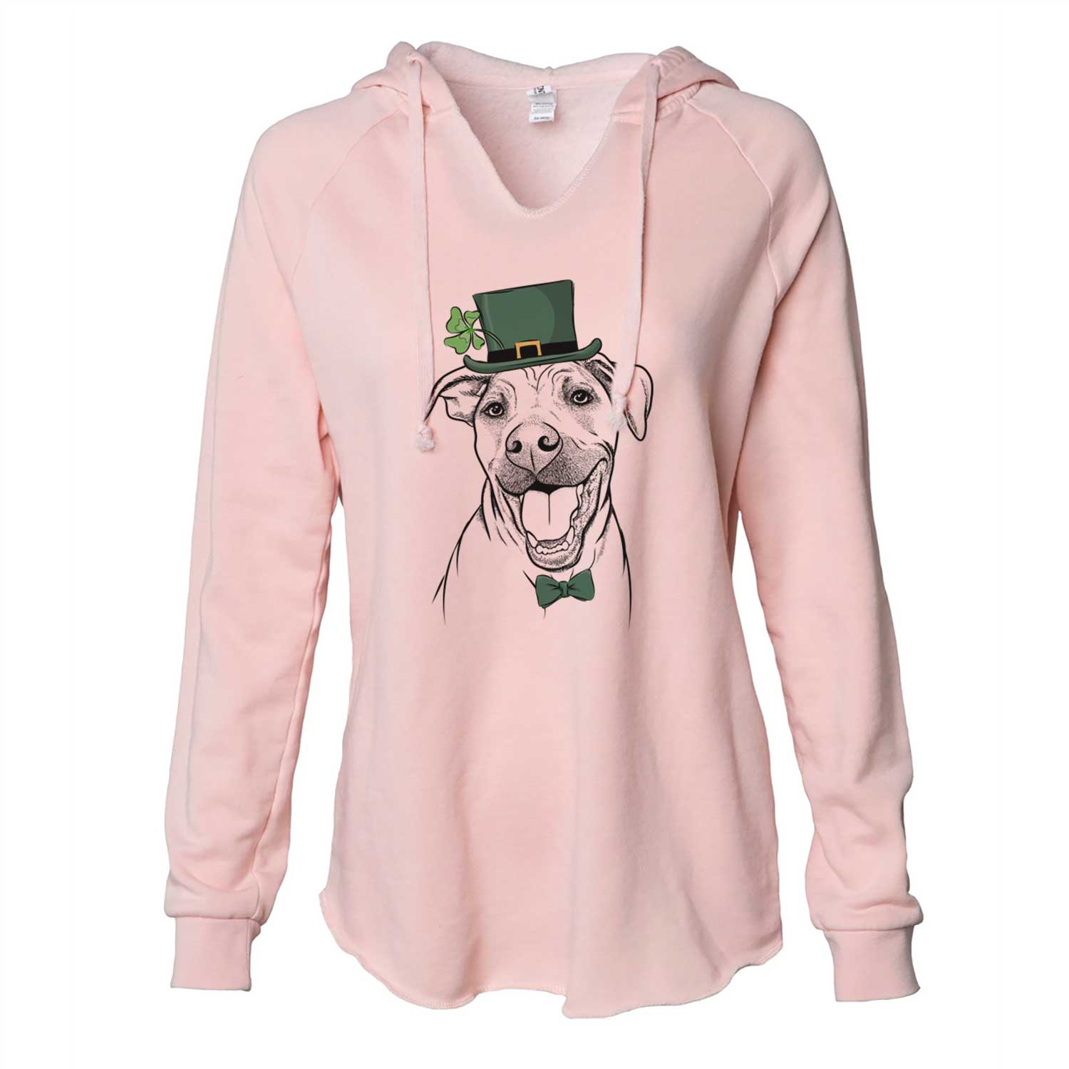 St. Patrick's Finn the Hound Mix - Cali Wave Hooded Sweatshirt