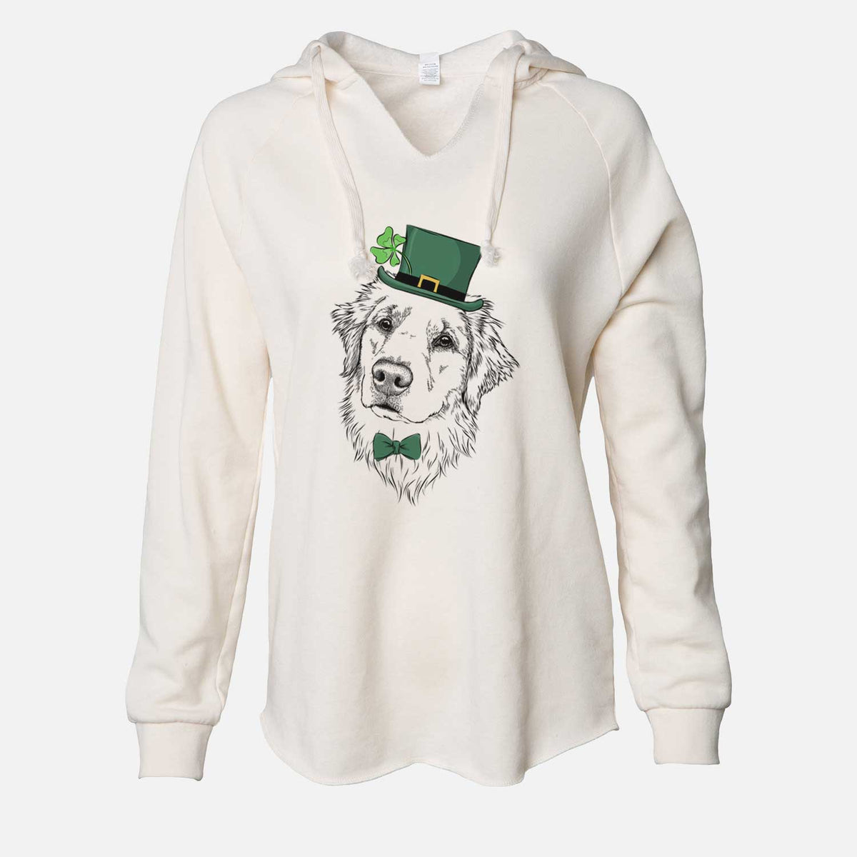 St. Patrick's Fiona the Golden Retriever - Cali Wave Hooded Sweatshirt