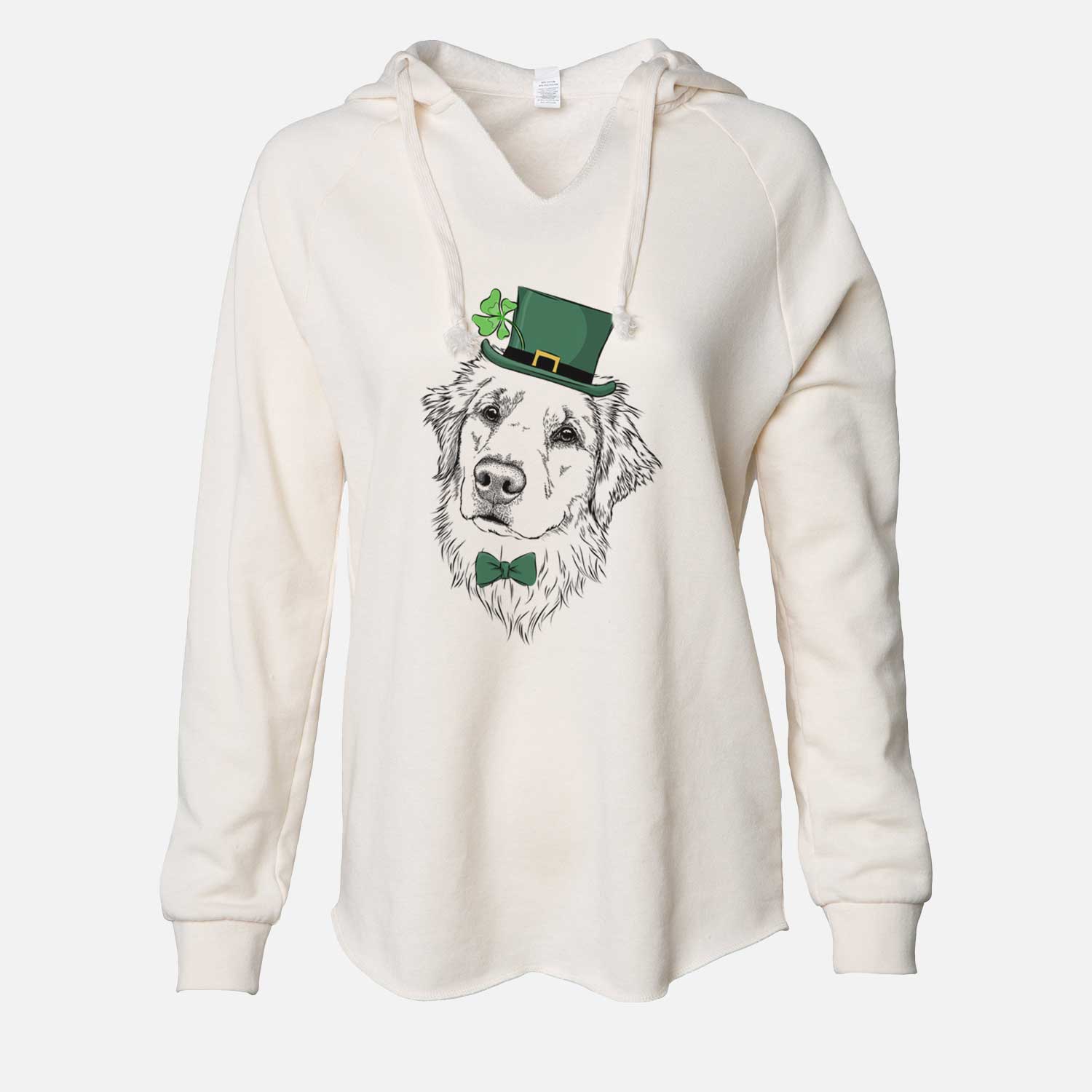 St. Patrick's Fiona the Golden Retriever - Cali Wave Hooded Sweatshirt