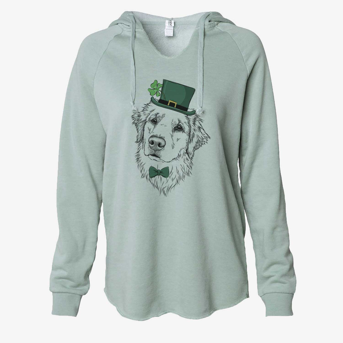 St. Patrick's Fiona the Golden Retriever - Cali Wave Hooded Sweatshirt