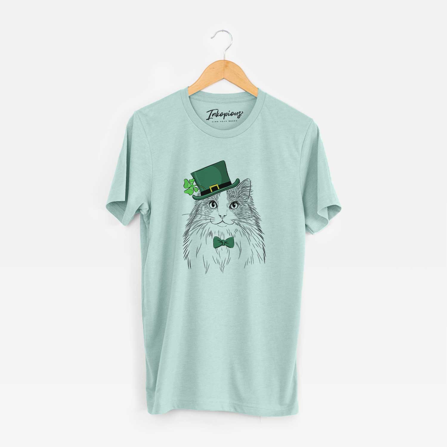 St. Patrick's Fiona the Ragdoll Cat - Unisex Crewneck