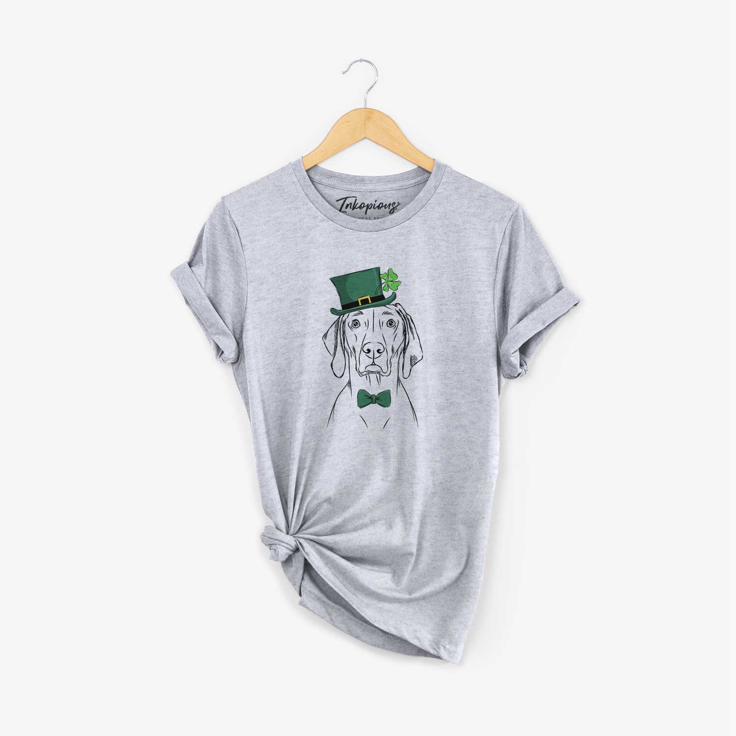 St. Patrick's Flint the Weimaraner - Unisex Crewneck