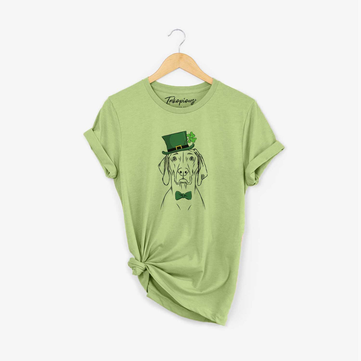 St. Patrick&#39;s Flint the Weimaraner - Unisex Crewneck