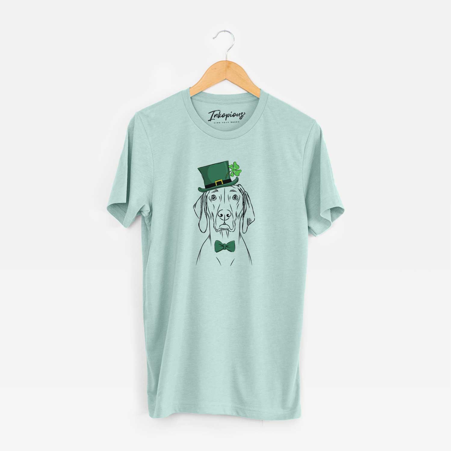 St. Patrick's Flint the Weimaraner - Unisex Crewneck