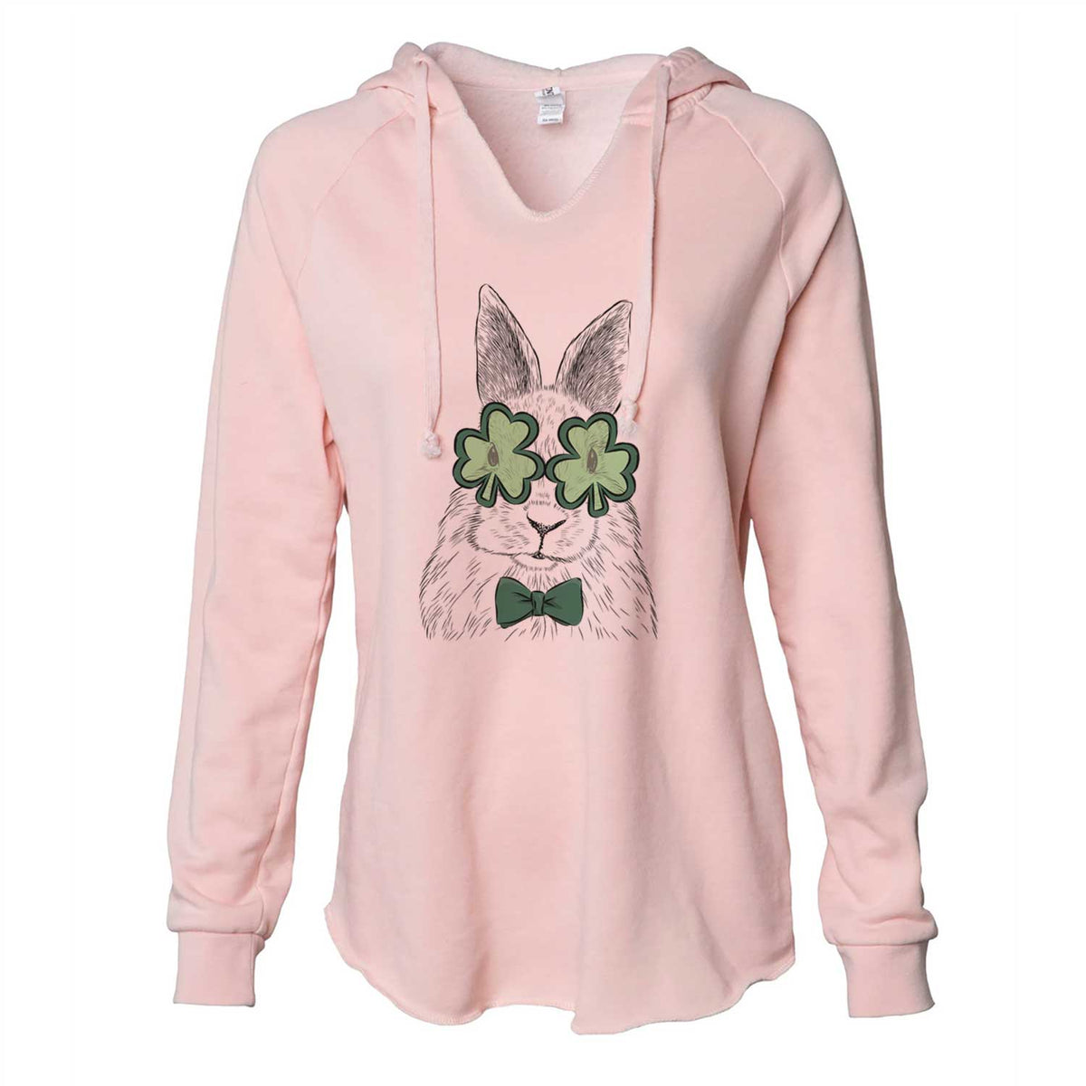 St. Patrick's Flower the Rex Rabbit - Cali Wave Hooded Sweatshirt