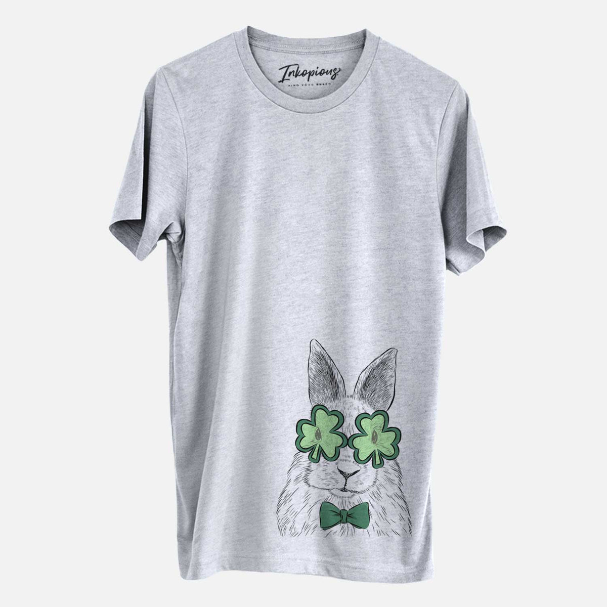 St. Patrick's Flower the Rex Rabbit - Unisex Crewneck