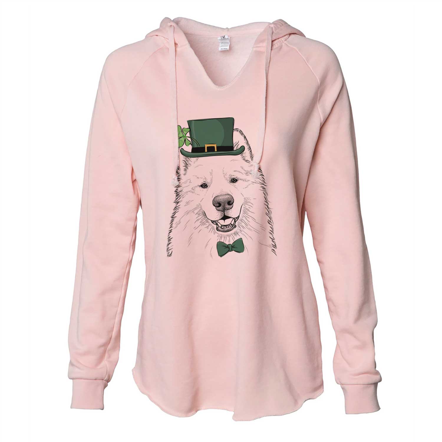 St. Patrick's Foster the Samoyed - Cali Wave Hooded Sweatshirt