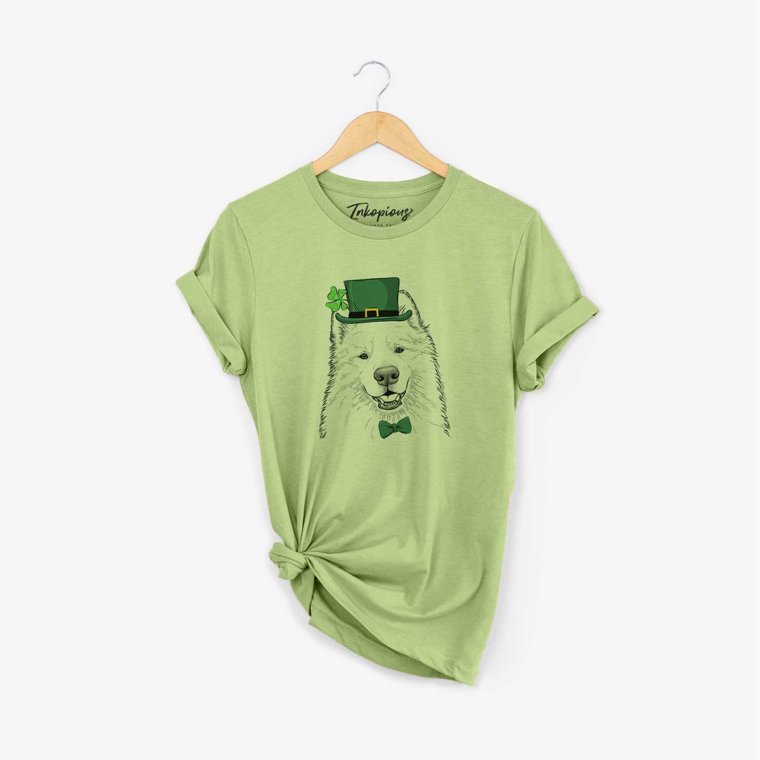 St. Patrick's Foster the Samoyed - Unisex Crewneck