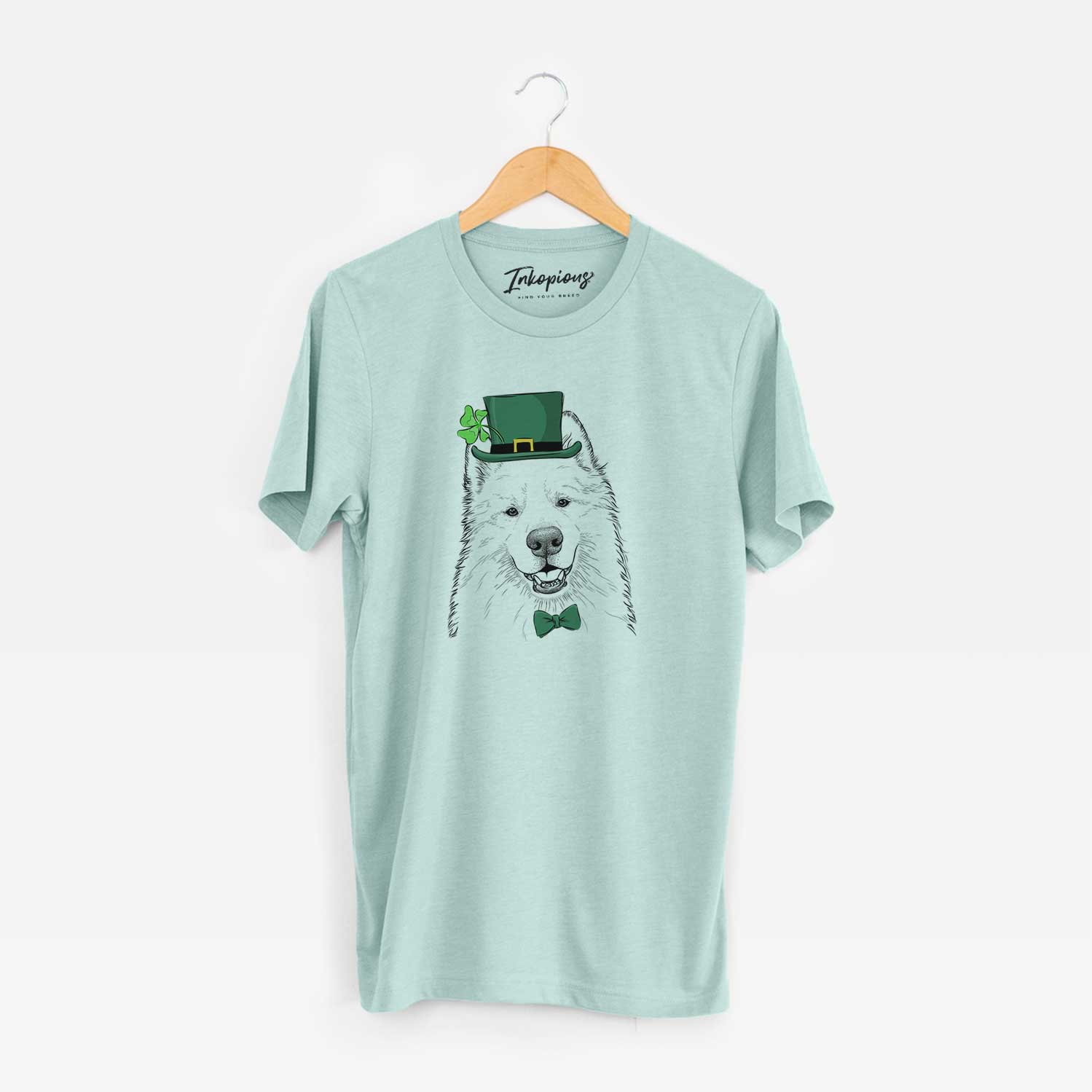 St. Patrick's Foster the Samoyed - Unisex Crewneck