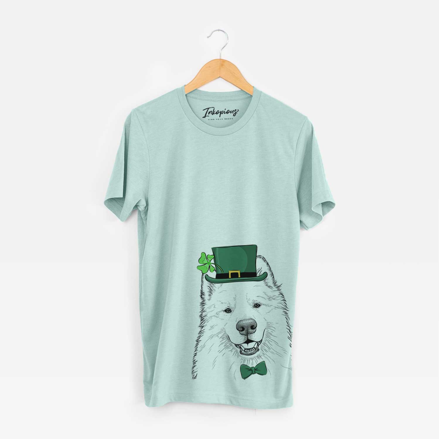 St. Patrick's Foster the Samoyed - Unisex Crewneck