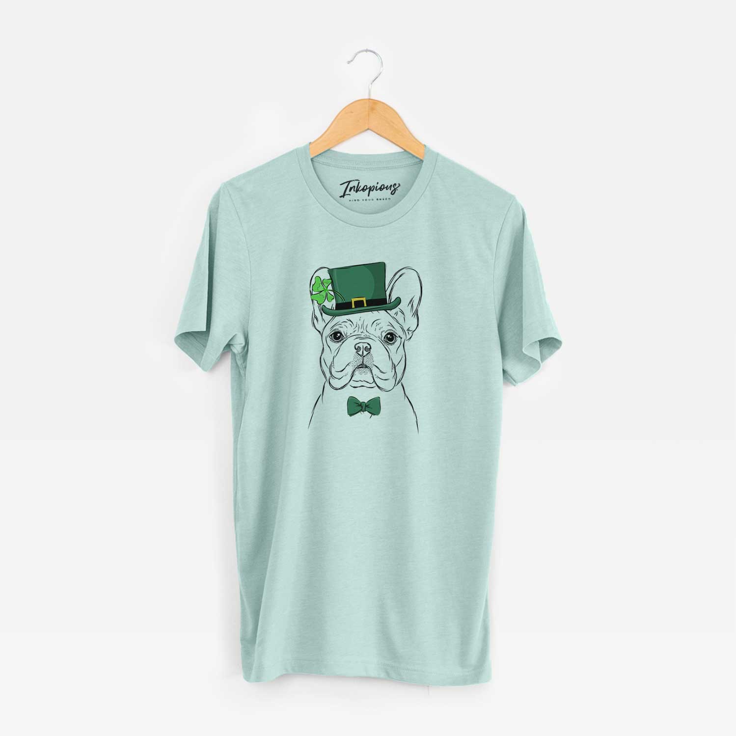 St. Patrick's Franco the French Bulldog - Unisex Crewneck