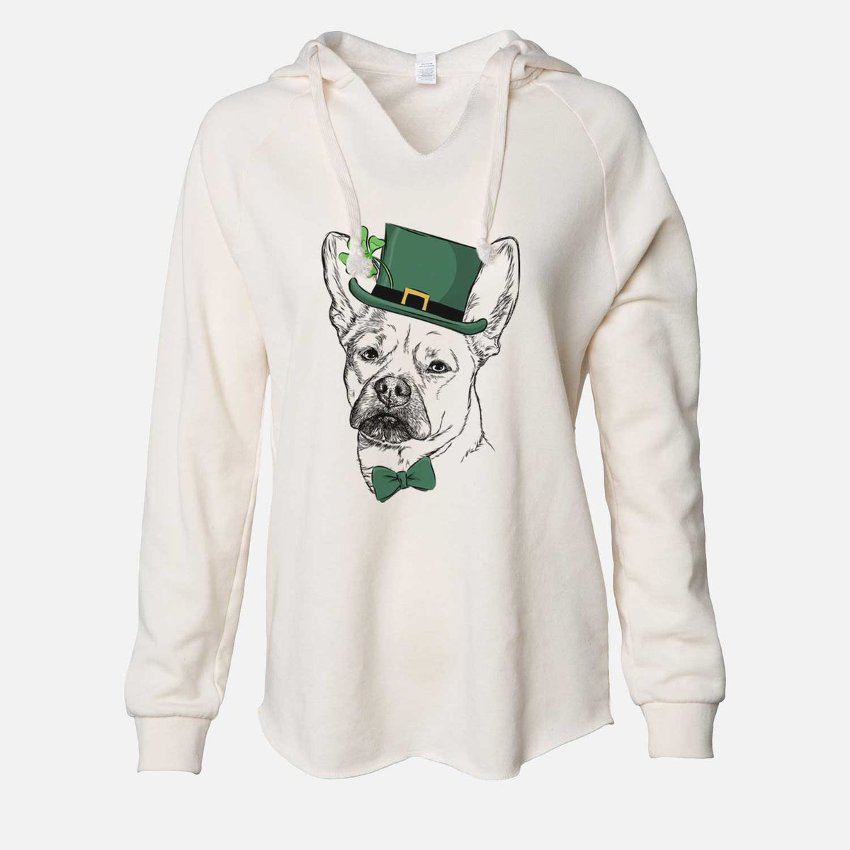 St. Patrick's Frankie the Mixed Breed - Cali Wave Hooded Sweatshirt