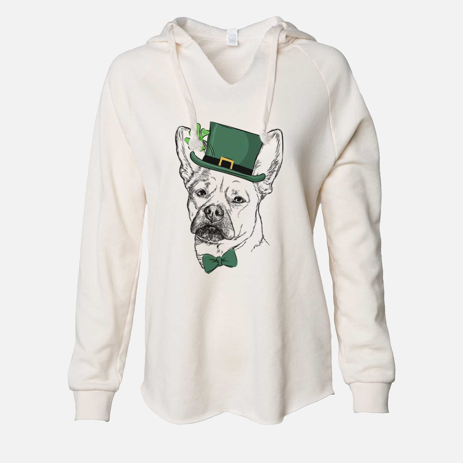 St. Patrick's Frankie the Mixed Breed - Cali Wave Hooded Sweatshirt