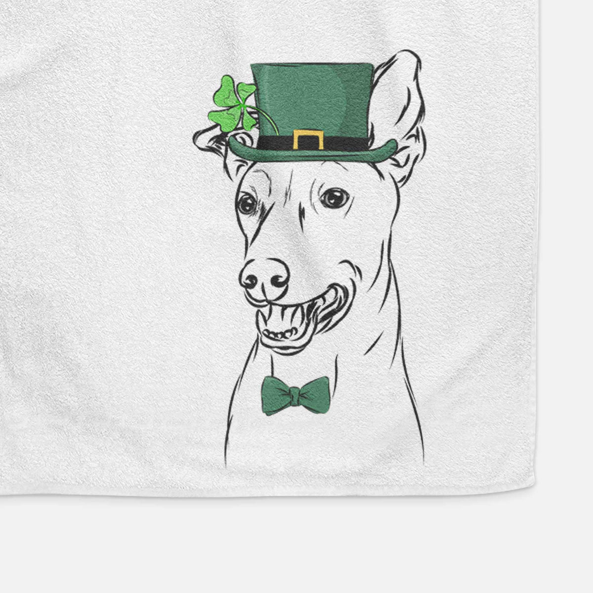 Frosty the Greyhound Decorative Hand Towel