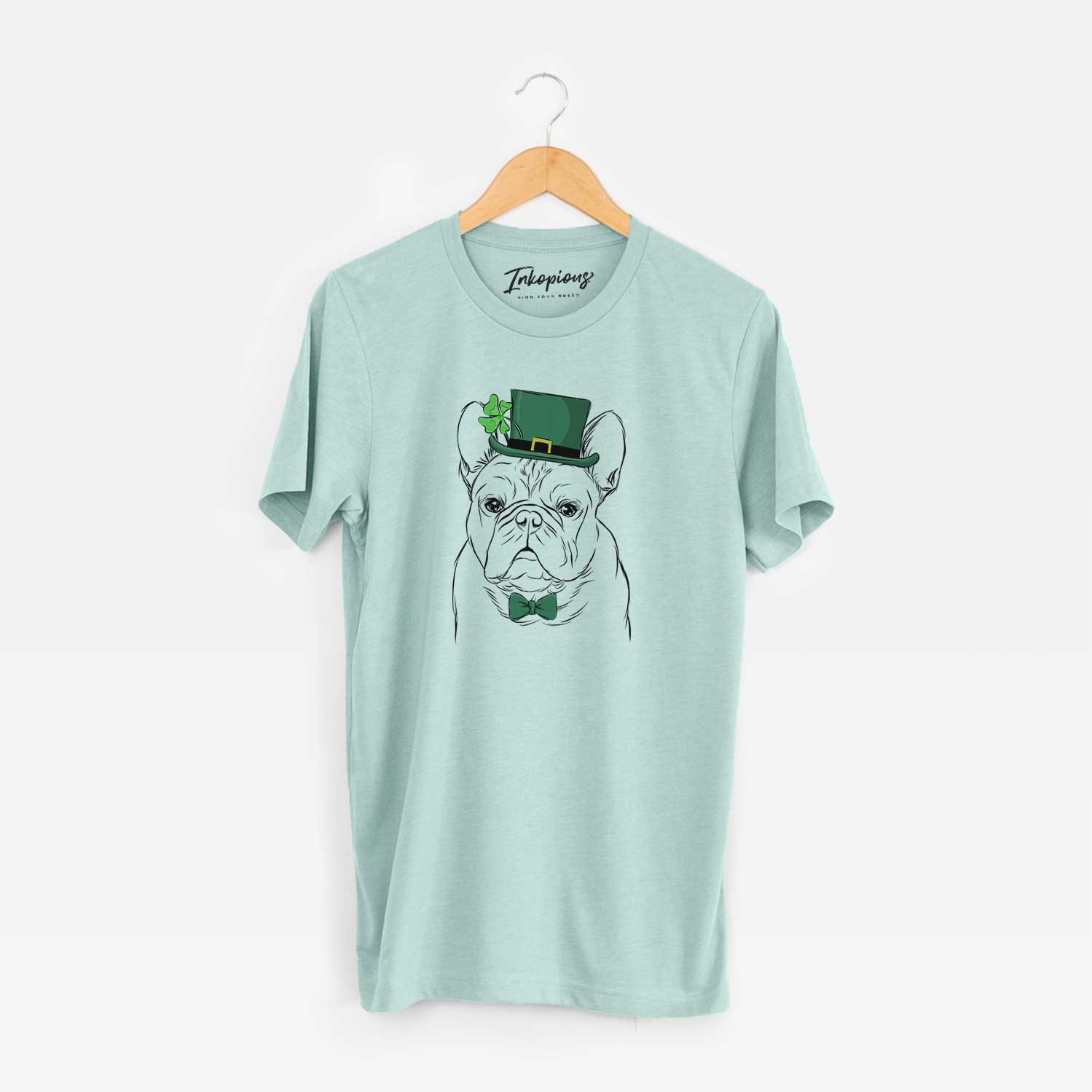 St. Patrick's Fudge the French Bulldog - Unisex Crewneck