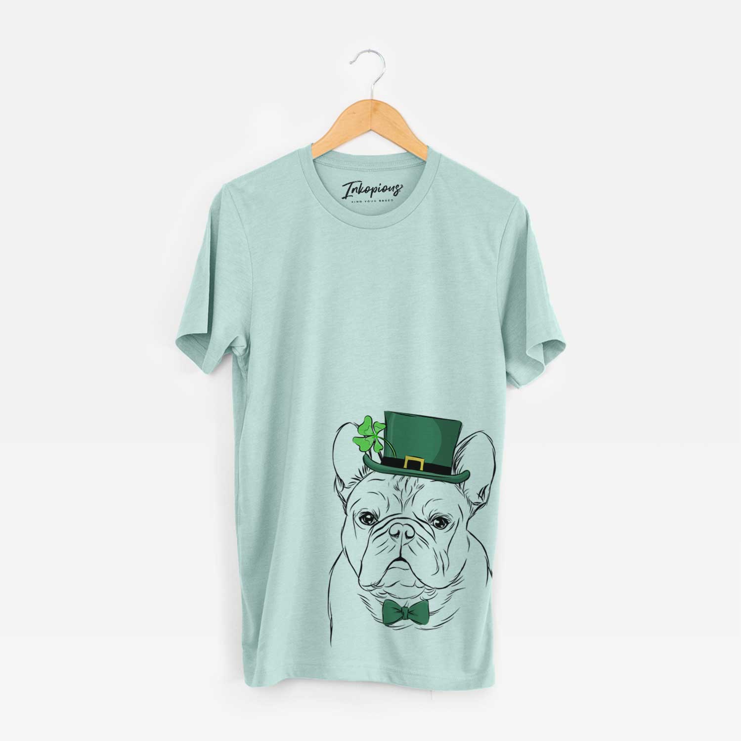 St. Patrick's Fudge the French Bulldog - Unisex Crewneck