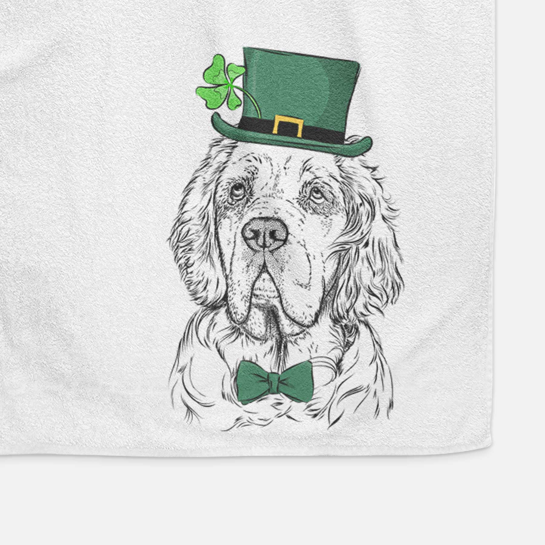 Gary the Clumber Spaniel Decorative Hand Towel