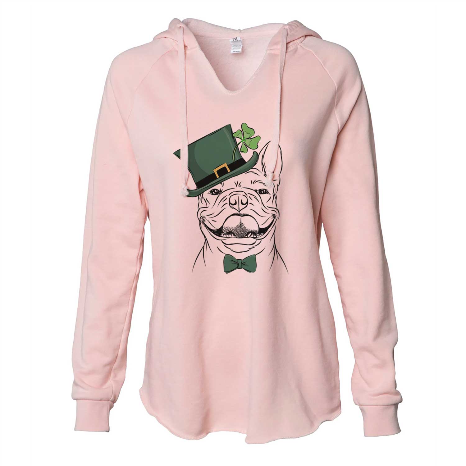 St. Patrick's Gaston the French Bulldog - Cali Wave Hooded Sweatshirt