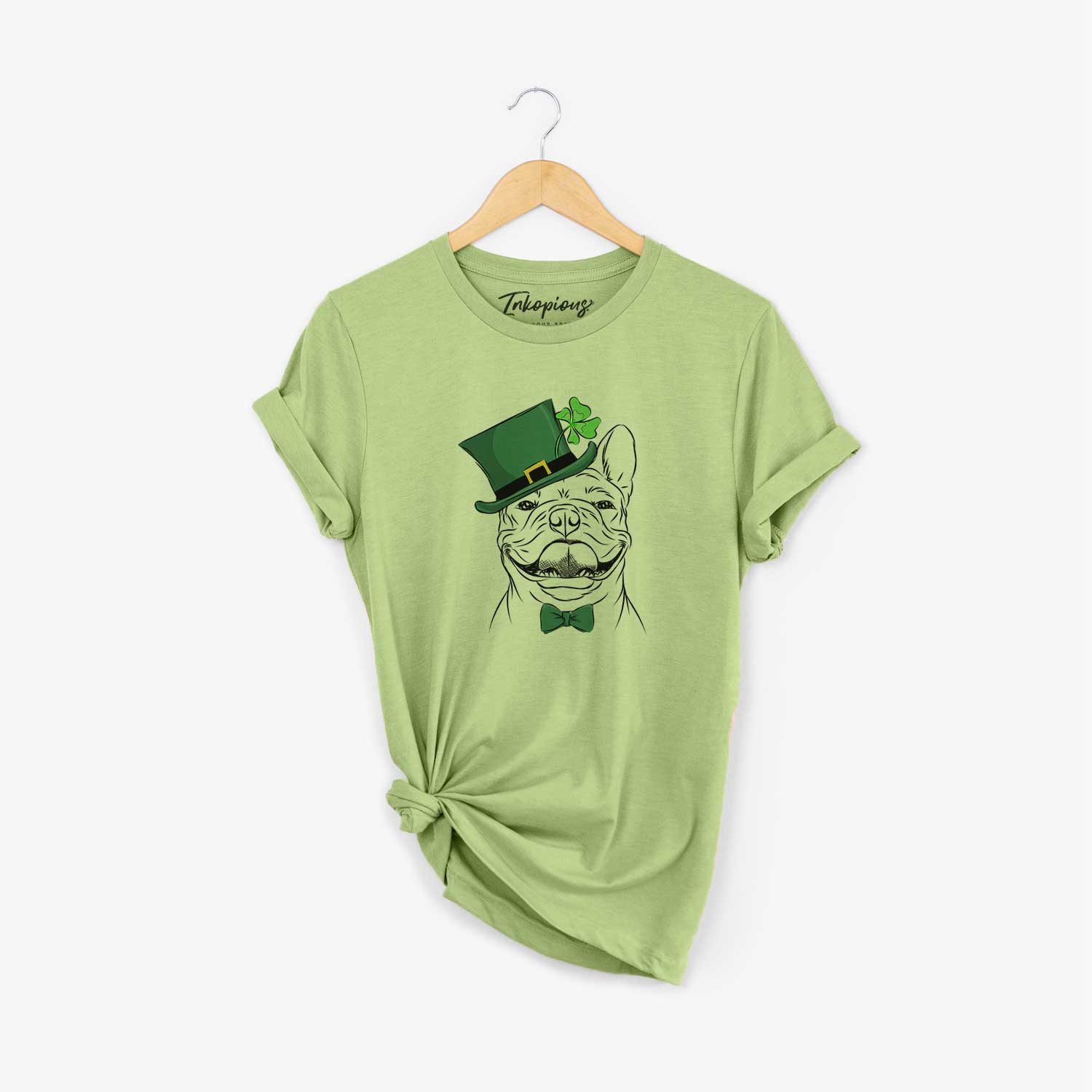 St. Patrick's Gaston the French Bulldog - Unisex Crewneck