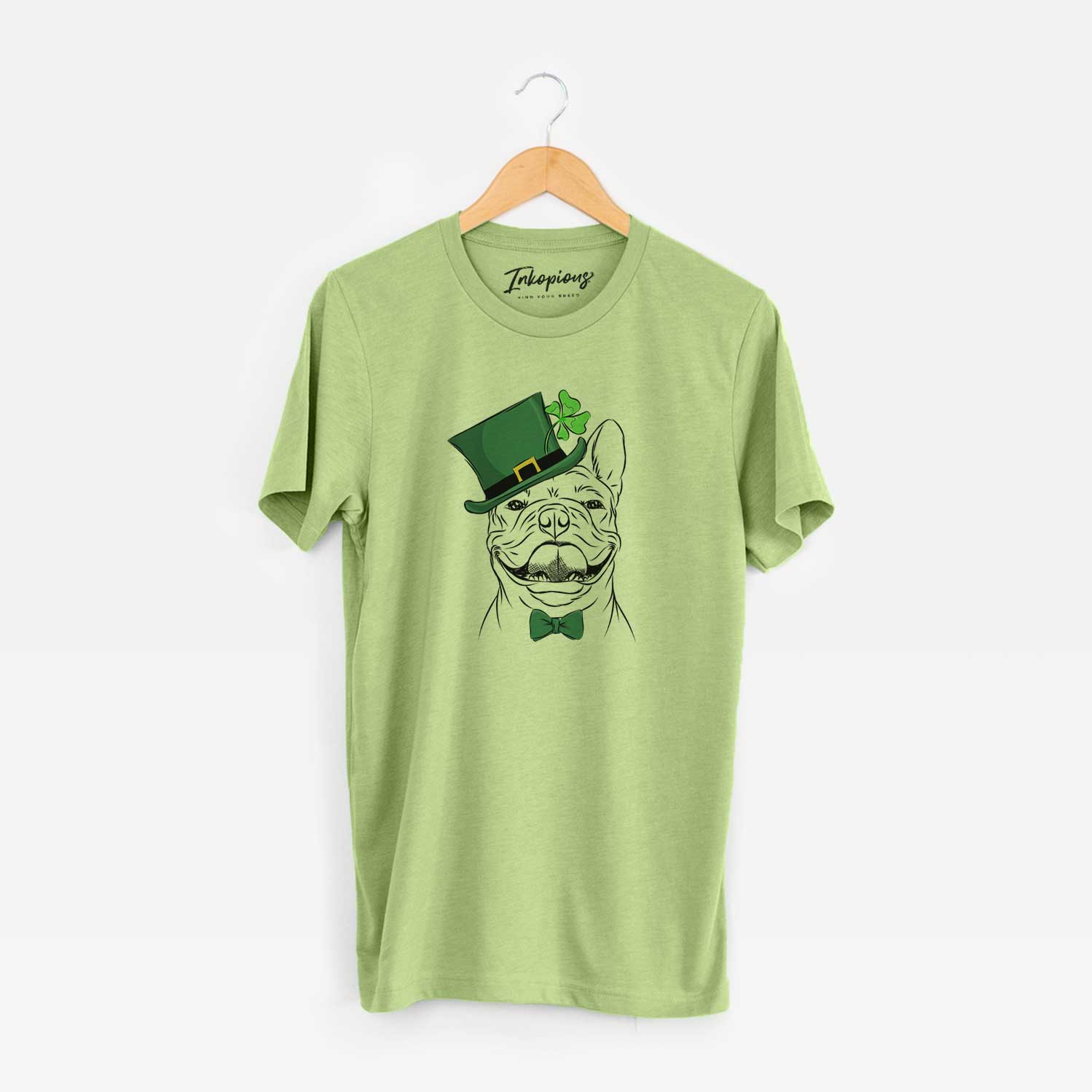 St. Patrick's Gaston the French Bulldog - Unisex Crewneck