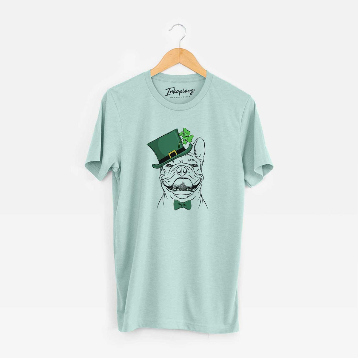 St. Patrick's Gaston the French Bulldog - Unisex Crewneck