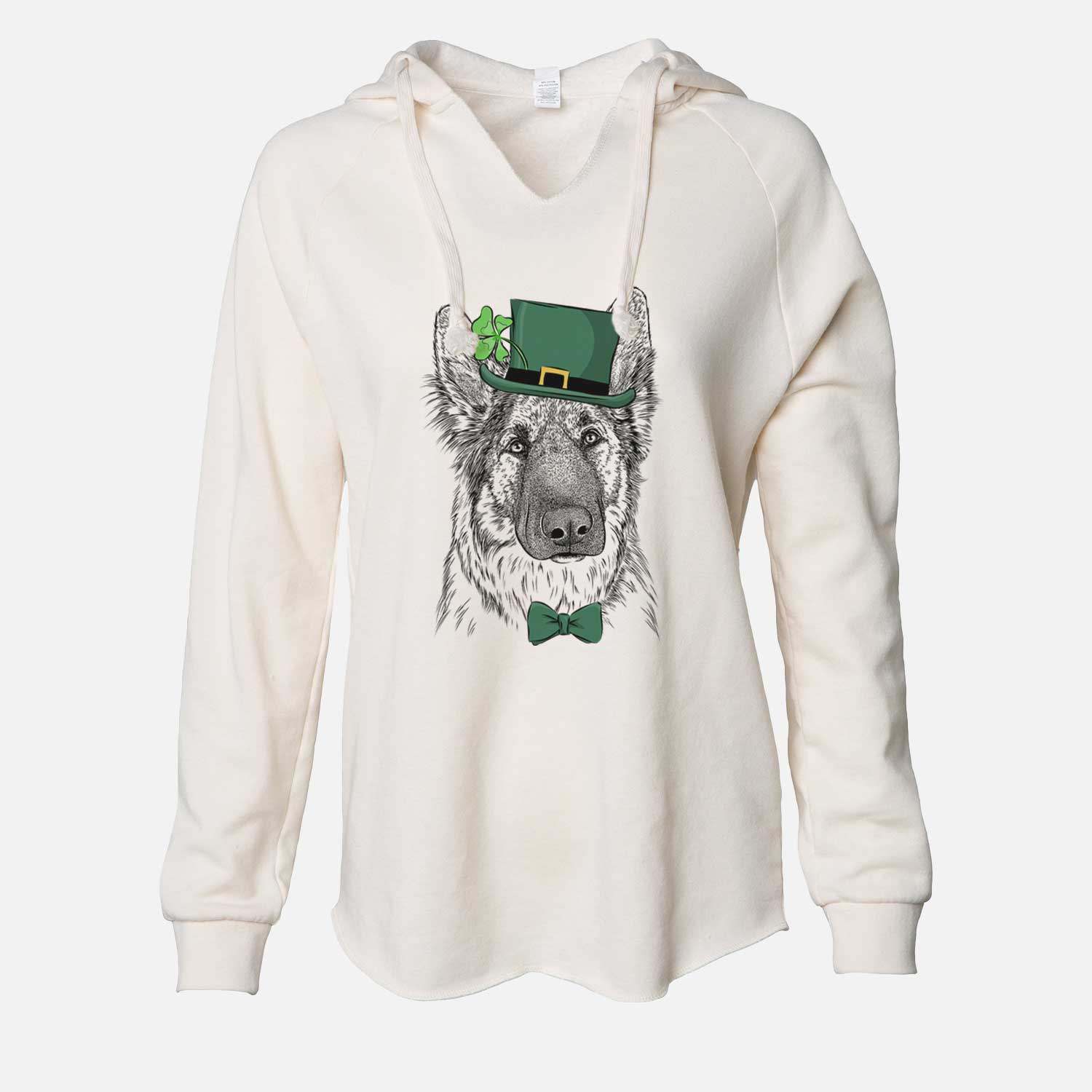 St. Patrick's Geddy the Shiloh Shepherd - Cali Wave Hooded Sweatshirt