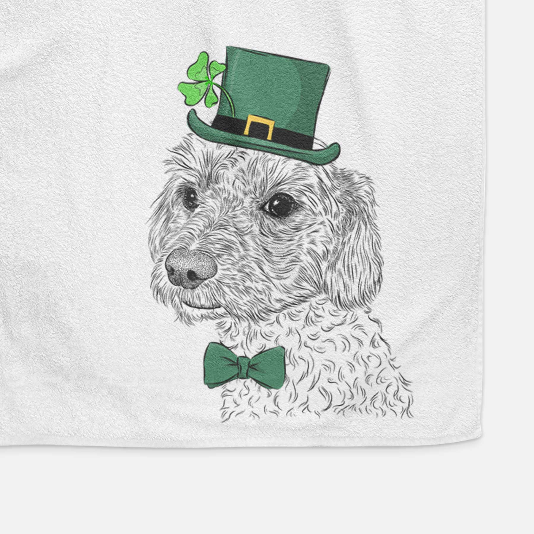 Georgie Boy the Mixed Breed Decorative Hand Towel