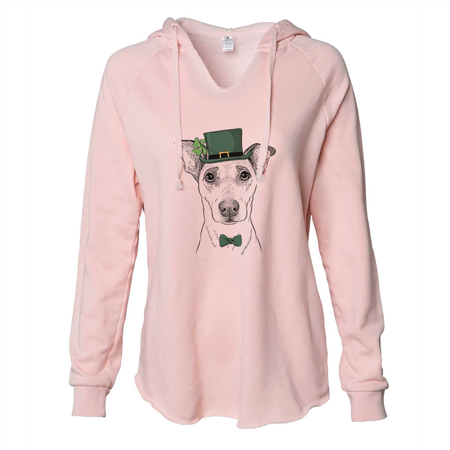 St. Patrick's Georgie Rat the Terrier Mix - Cali Wave Hooded Sweatshirt