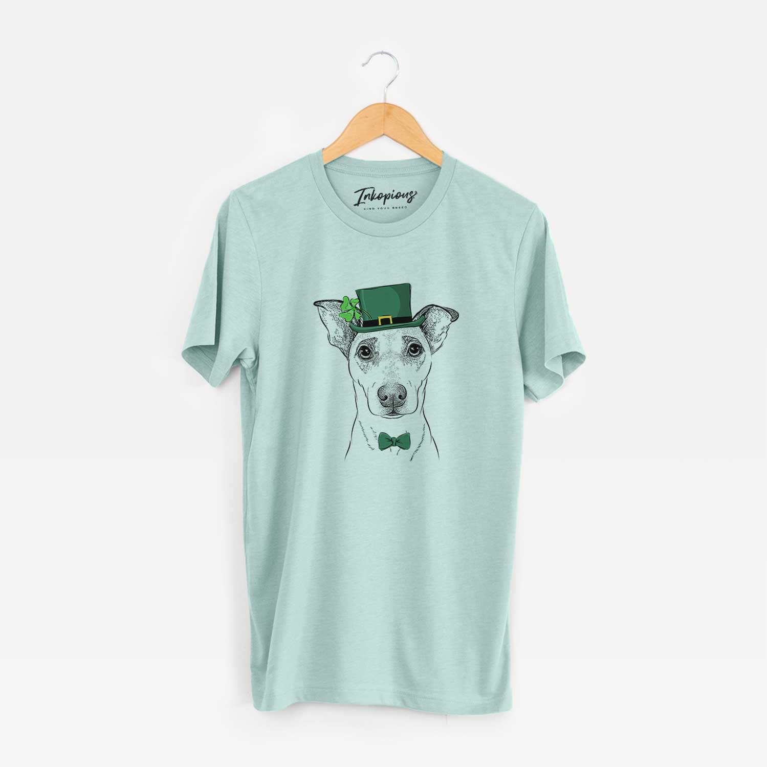 St. Patrick's Georgie Rat the Terrier Mix - Unisex Crewneck