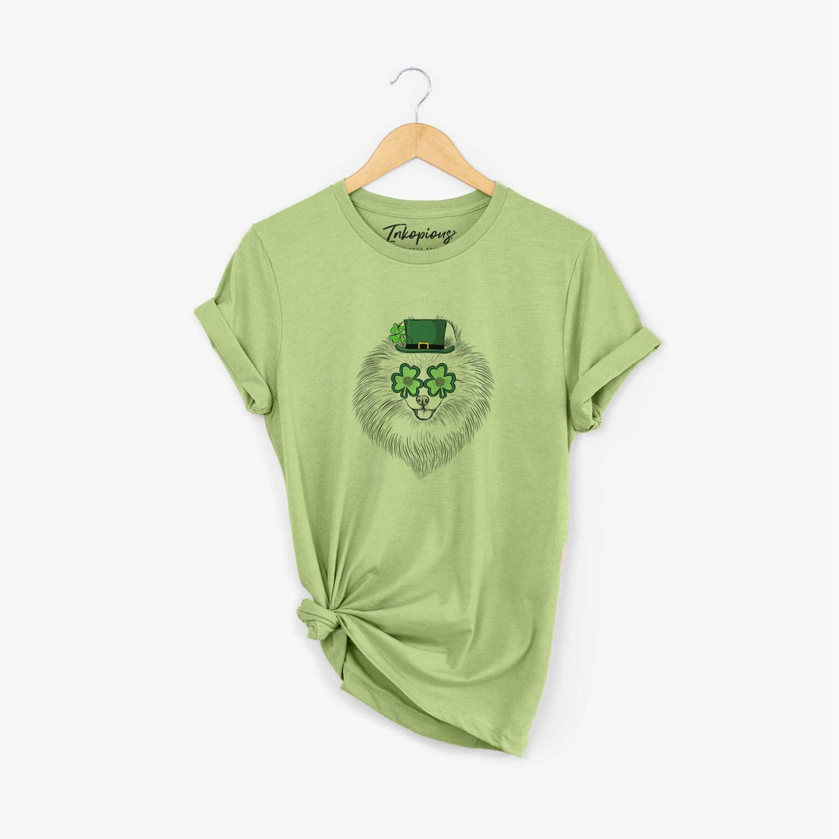 St. Patrick's GiGi the Pomeranian - Unisex Crewneck