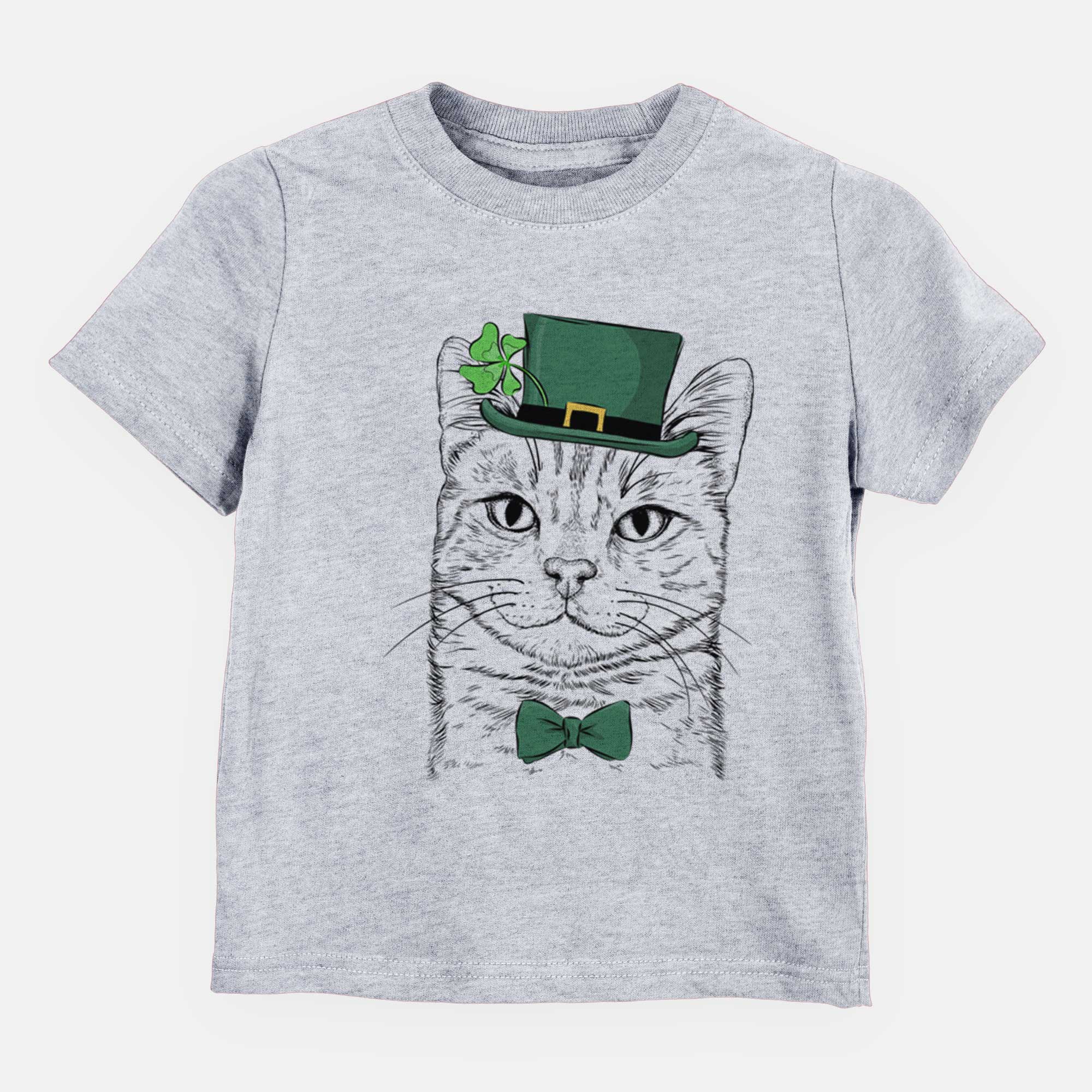 St. Patricks Ginger Tom the Tabby Cat - Kids/Youth/Toddler Shirt