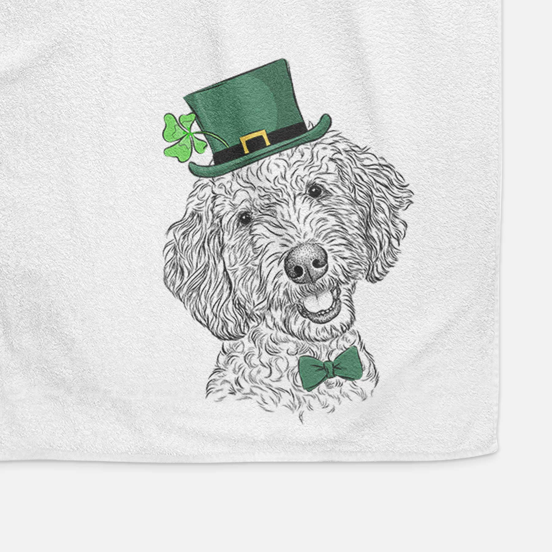 Gizmo the Goldendoodle Decorative Hand Towel