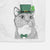 Gizmo the Grey Cat Decorative Hand Towel