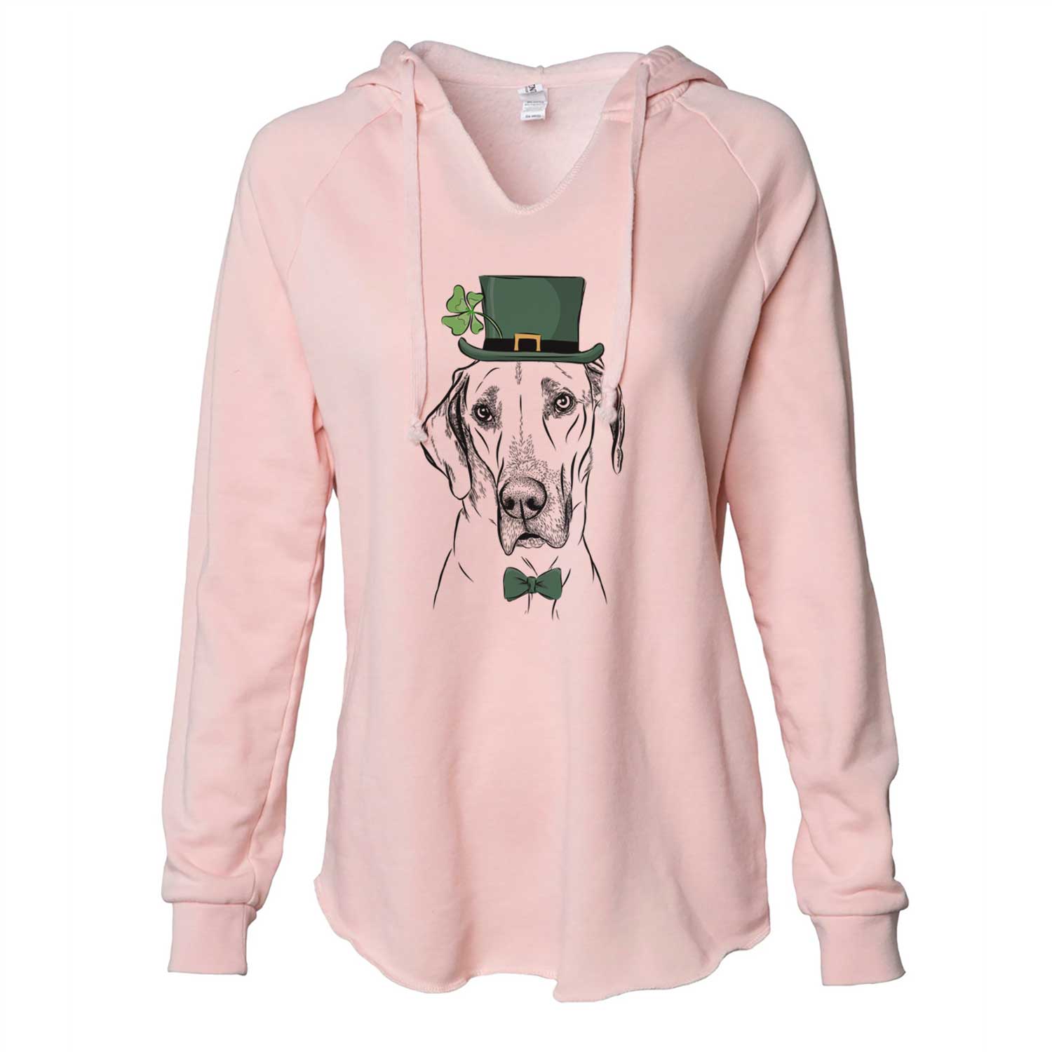 St. Patrick's Gracie the Great Dane - Cali Wave Hooded Sweatshirt