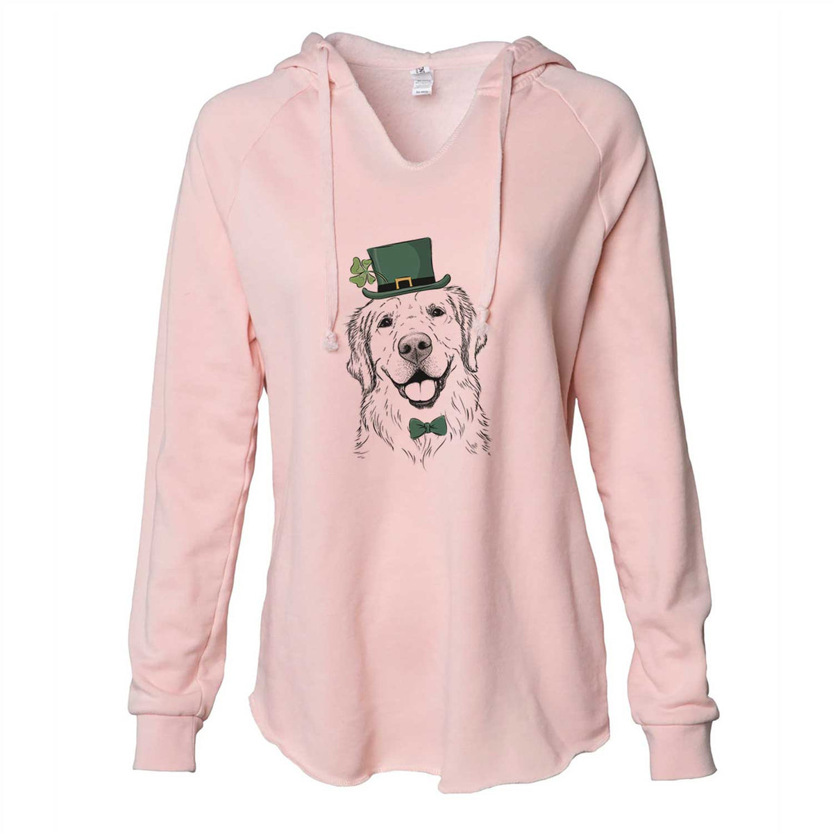 St. Patrick's Griffin the Golden Retriever - Cali Wave Hooded Sweatshirt