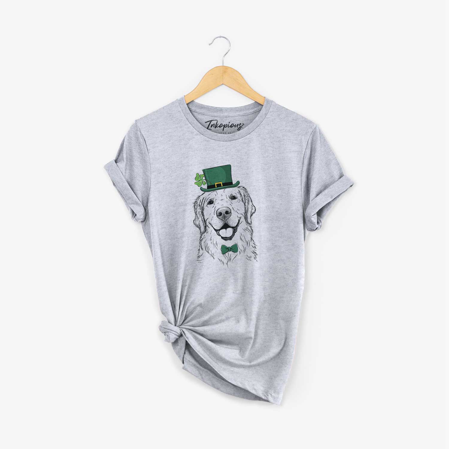 St. Patrick's Griffin the Golden Retriever - Unisex Crewneck