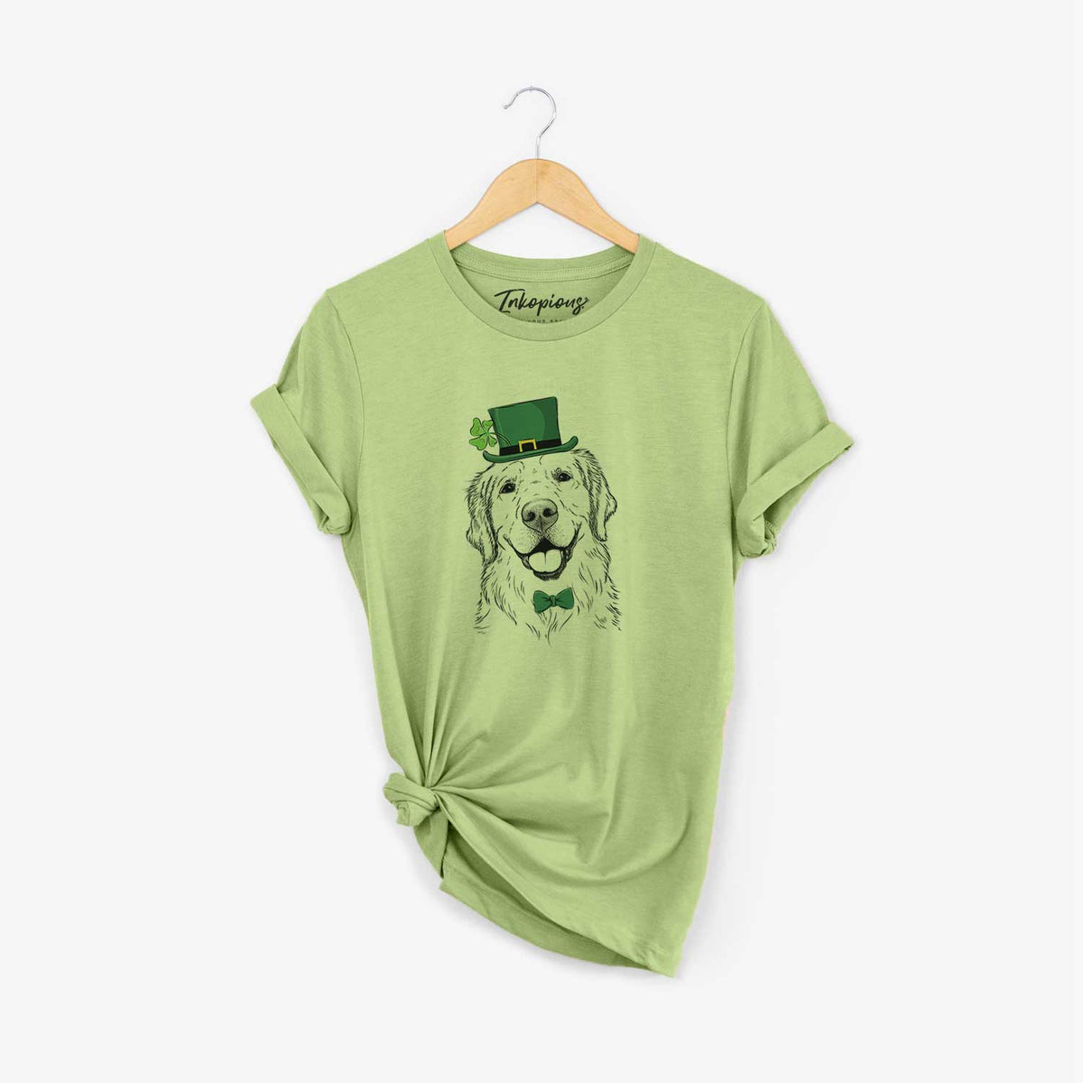 St. Patrick&#39;s Griffin the Golden Retriever - Unisex Crewneck