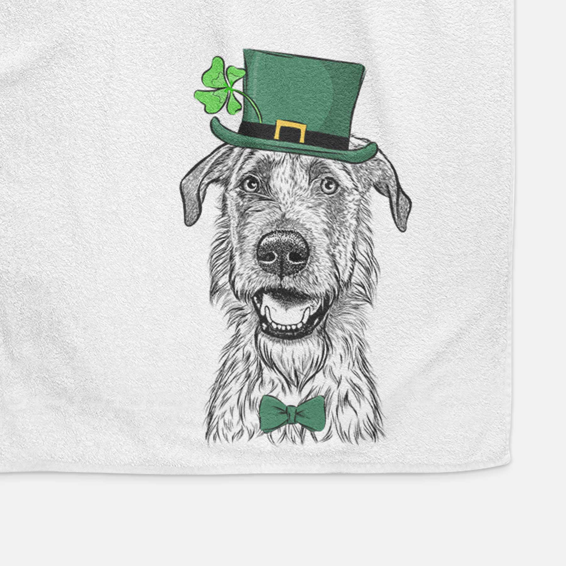 Griffin the Irish Wolfhound Decorative Hand Towel