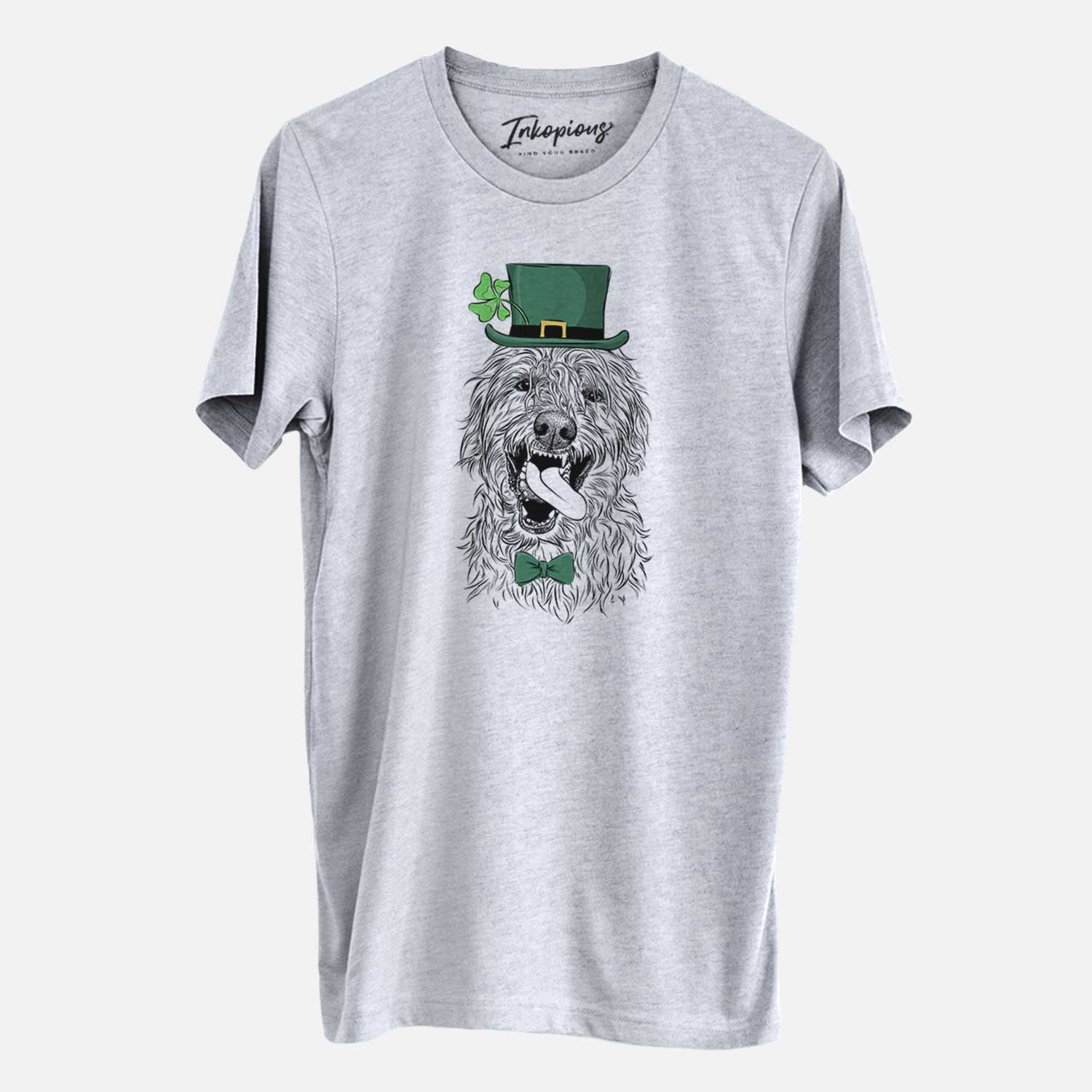 St. Patrick's Groot the Irish Wolfhound - Unisex Crewneck