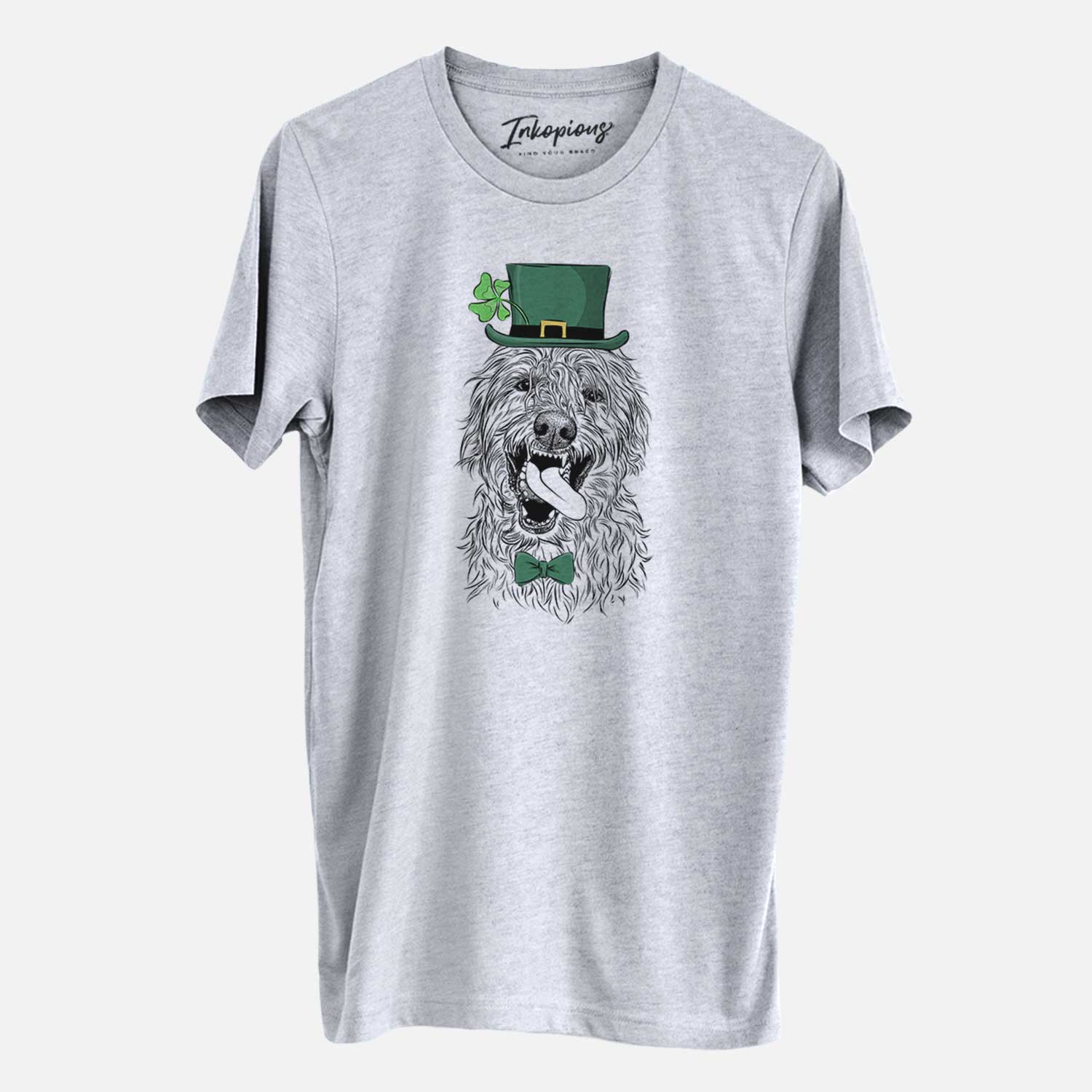 St. Patrick's Groot the Irish Wolfhound - Unisex Crewneck