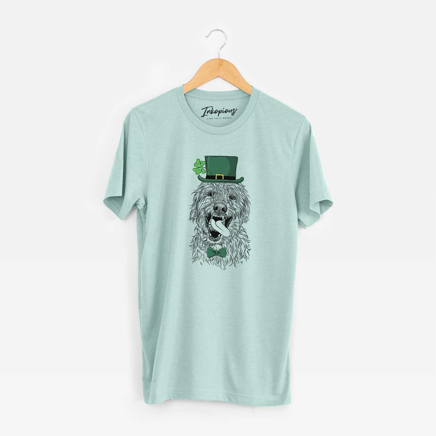 St. Patrick's Groot the Irish Wolfhound - Unisex Crewneck