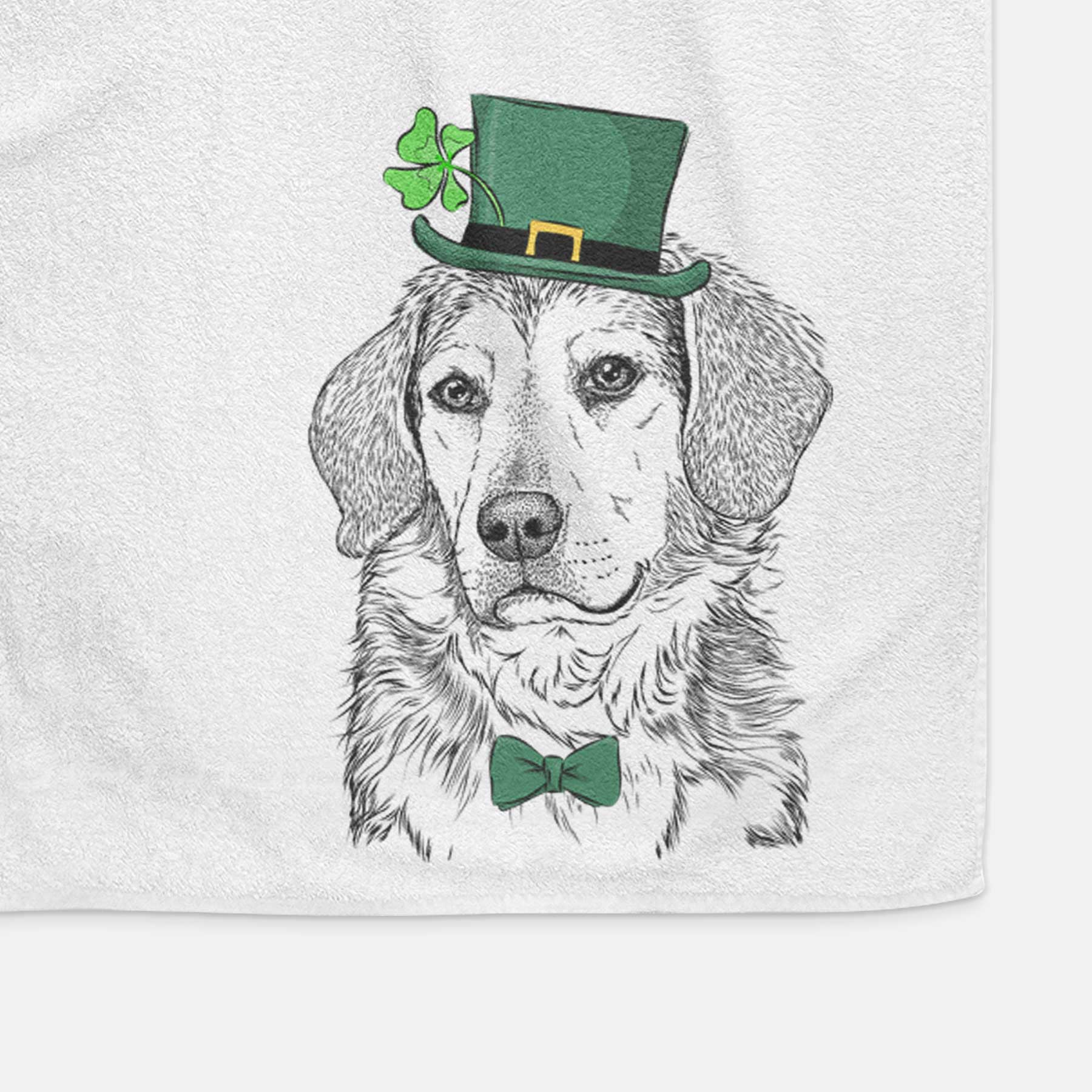 Gunner the Beagle Mix Decorative Hand Towel