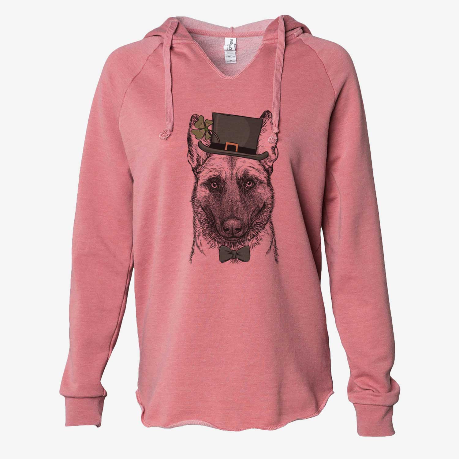 St. Patrick's Gunther the Belgian Malinois - Cali Wave Hooded Sweatshirt