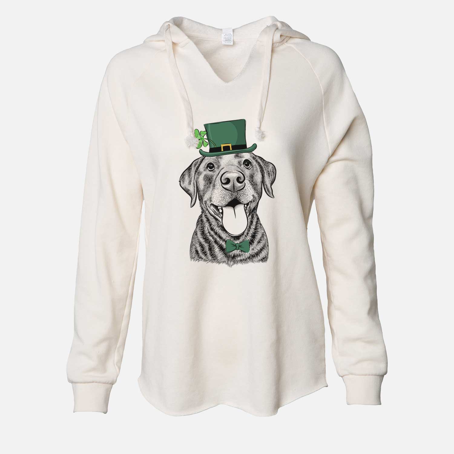 St. Patrick's Gwen the Labrador Retriever - Cali Wave Hooded Sweatshirt