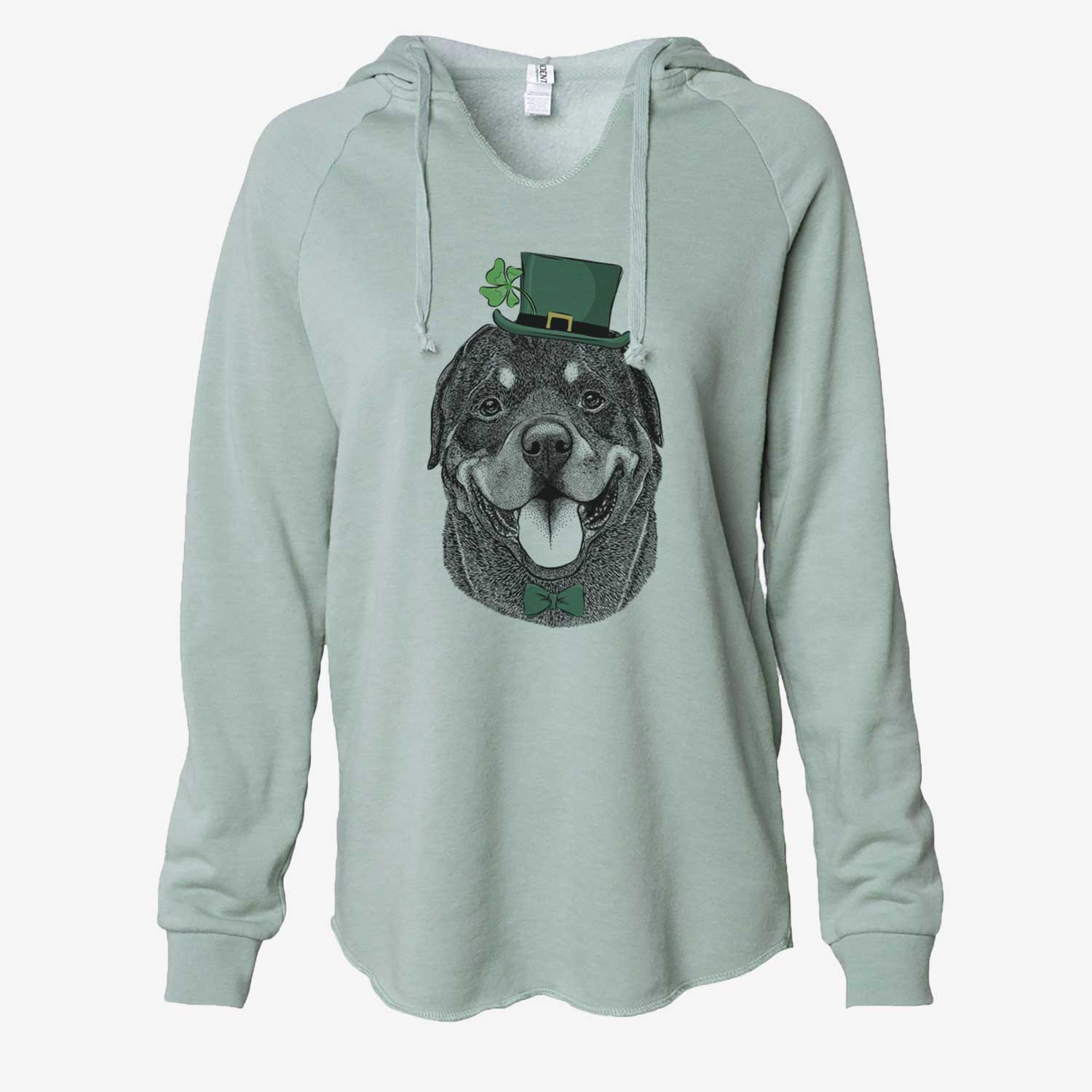 St. Patrick's Hagan the Rottweiler - Cali Wave Hooded Sweatshirt