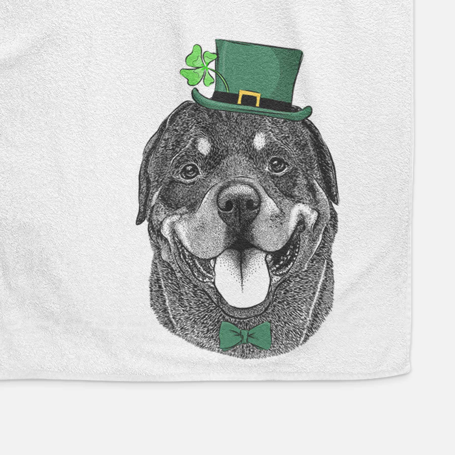 Hagan the Rottweiler Decorative Hand Towel