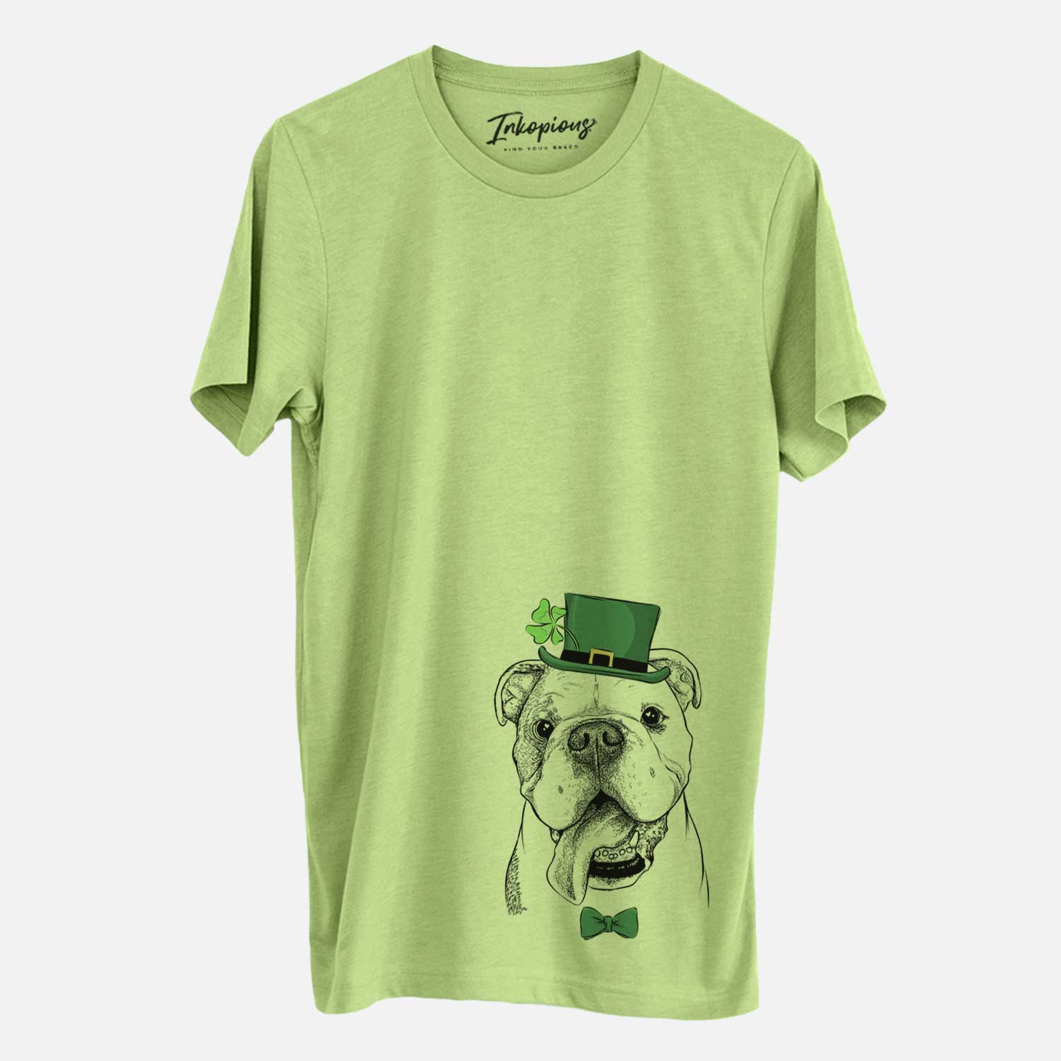 St. Patrick's Hank the English Bulldog - Unisex Crewneck