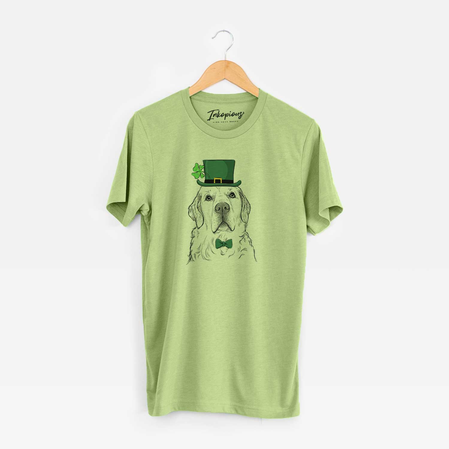St. Patrick's Hank the Irish Cream Golden Retriever - Unisex Crewneck