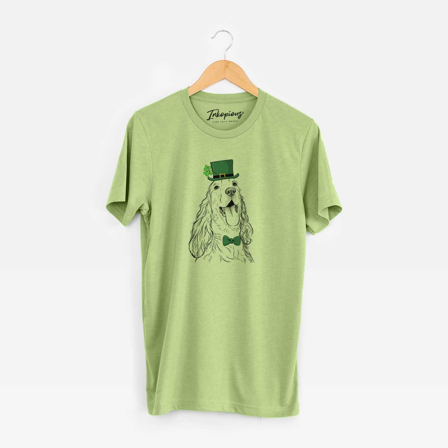 St. Patrick's Happy Henry the English Cocker Spaniel - Unisex Crewneck