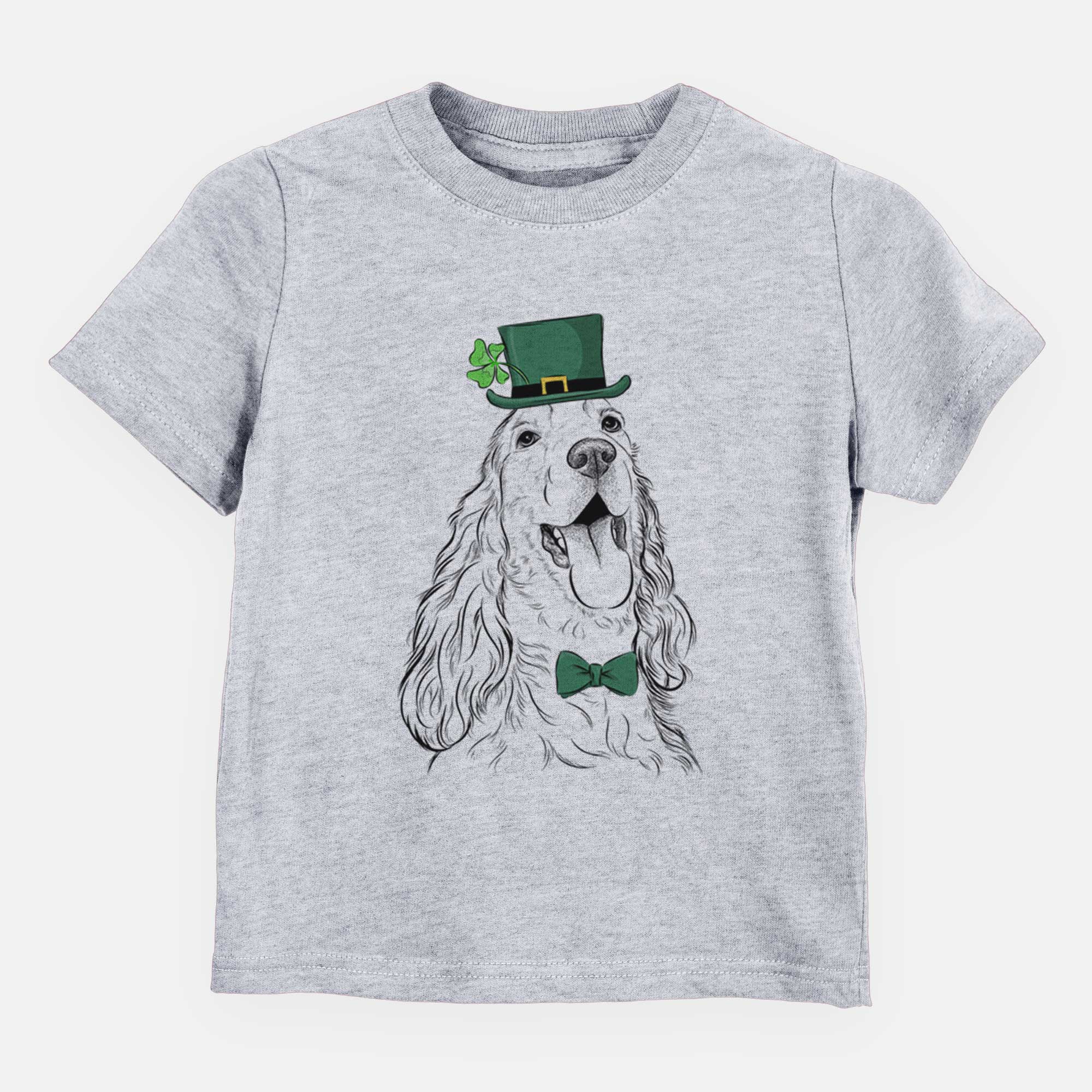 St. Patricks Happy Henry the English Cocker Spaniel - Kids/Youth/Toddler Shirt